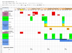 Copie écran Tableur